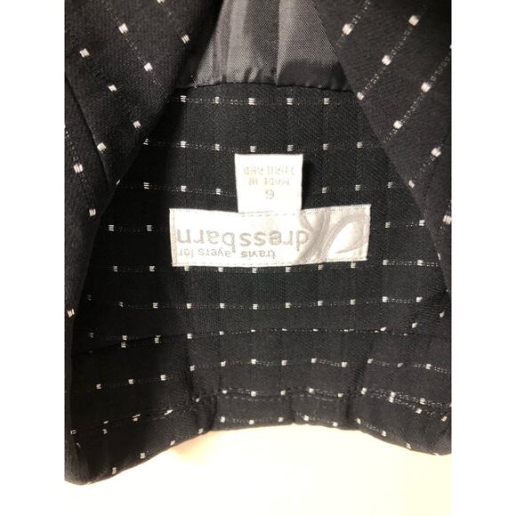 Dress Barn Woman Jacket Coat Black & White 6 Pockets Long Sleeve Clueless Preppy - Picture 7 of 11